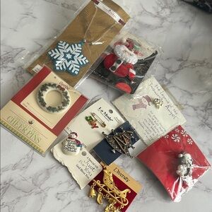 Lot of Vintage & Modern Christmas Jewelry